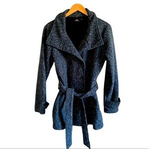 Ike Behar fleece peacoat